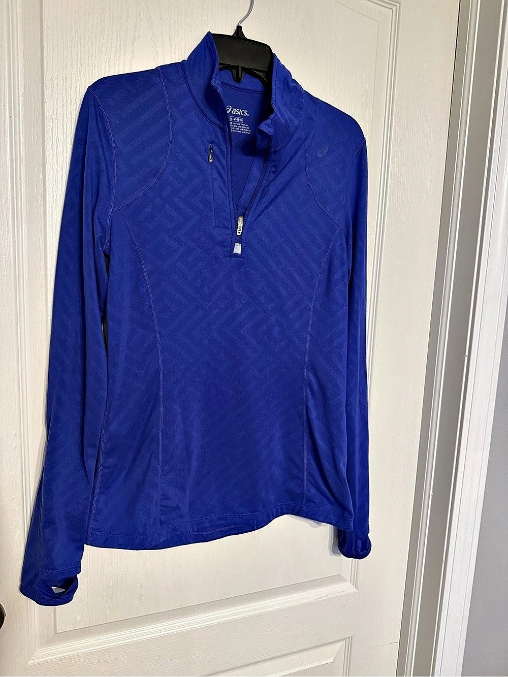 ASICS Women's Blue Athletic Pullover Size Medium